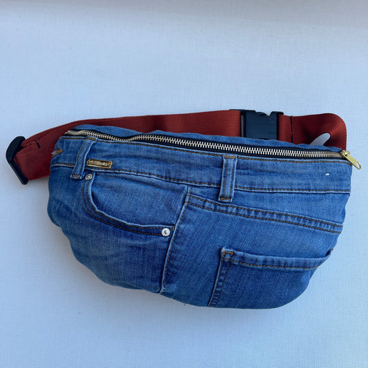 Maxi Retro Chic ♻️ Jeans Recycled ♻️ · Limited Edition · Unique Piece No. 12819
