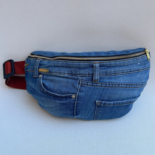 Maxi Retro Chic ♻️ Jeans Recycled ♻️ · Limited Edition · Unique Piece No. 12861
