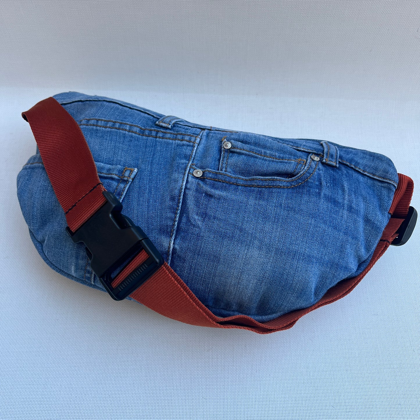 Maxi Retro Chic ♻️ Jeans Recycled ♻️ · Limited Edition · Unique Piece No. 12819