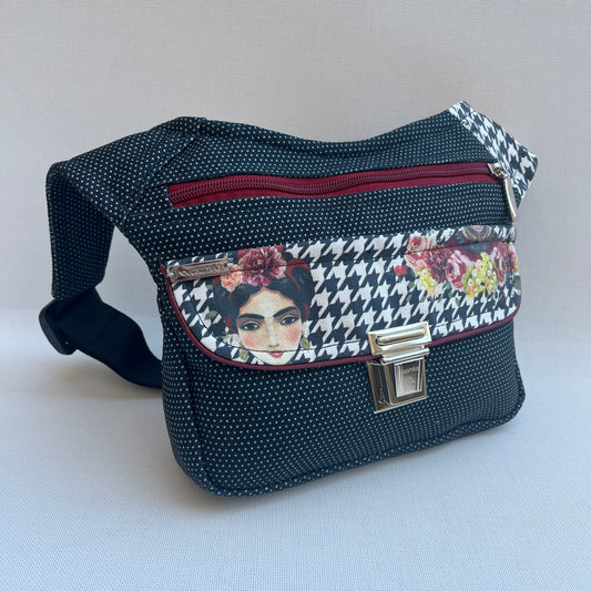 Special Dots &amp; Frida Kahlo + Back pocket Unique Piece No. 12765