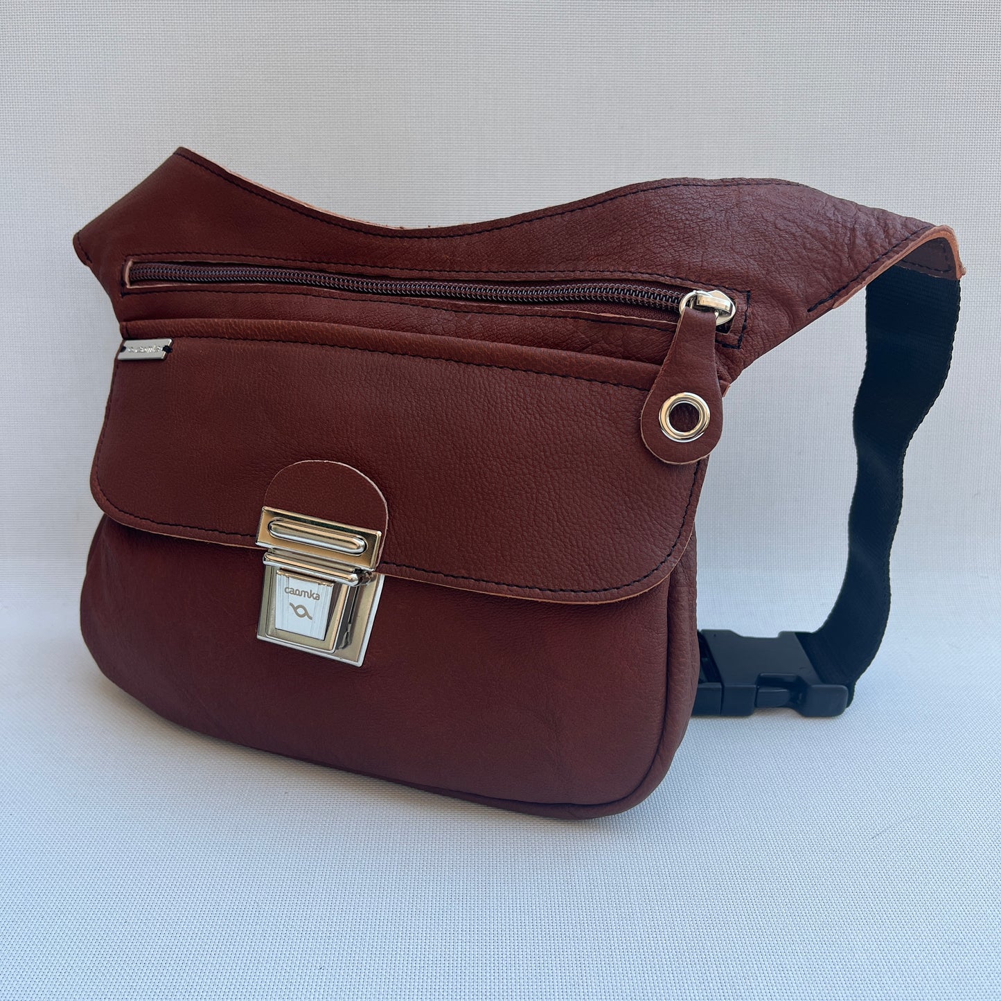 Classic Brown & Silver · Piel natural BioCuir® · Pieza Exclusiva Núm. 12796