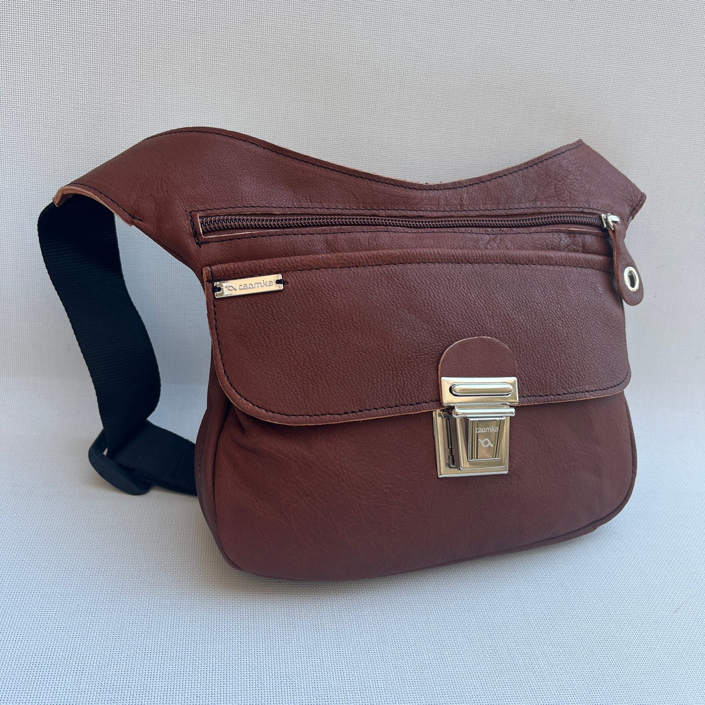 Classic Brown & Silver · Piel natural BioCuir® · Pieza Exclusiva Núm. 12796