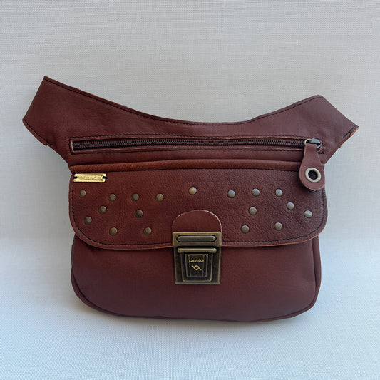 Premium Brown &amp; Old Gold Natural BioCuir® Leather Exclusive Part No. 12918