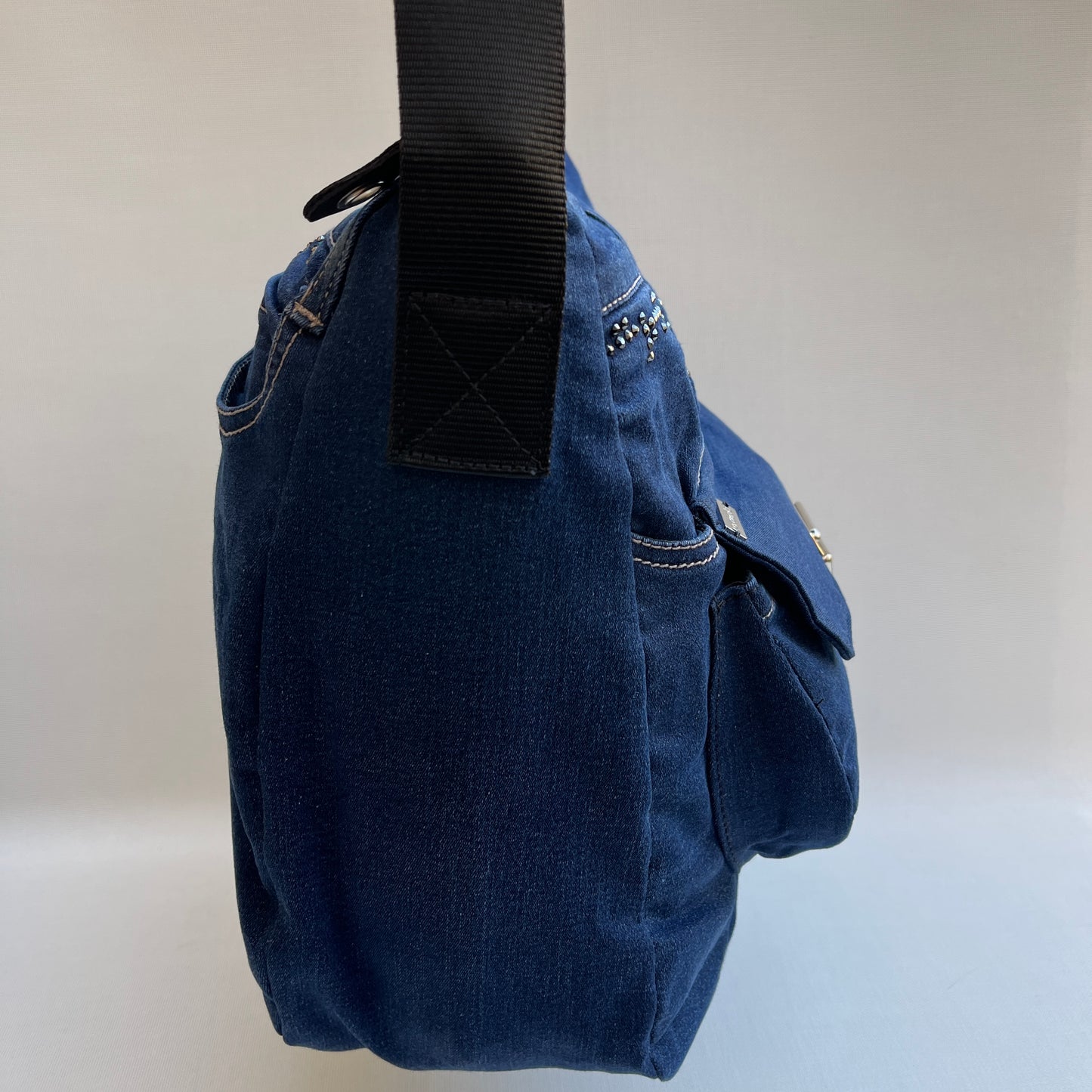 Bolso Tote Caomka · Edición Especial ♻️ Jeans Recycled ♻️ Pieza Única 11922
