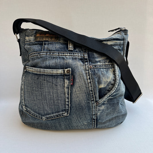Caomka Tote Bag Special Edition ♻️ Jeans Recycled ♻️ Unique Piece 11923