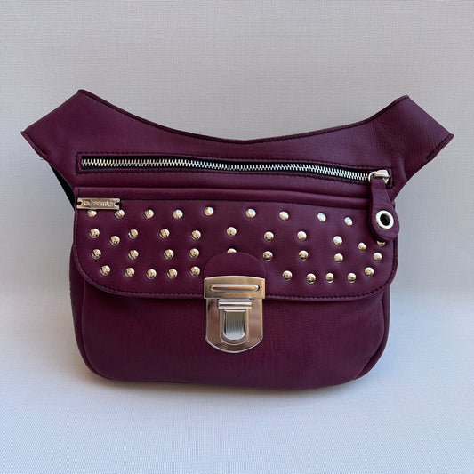 Premium Purple &amp; Silver Natural BioCuir® Leather Exclusive Part No. 11081