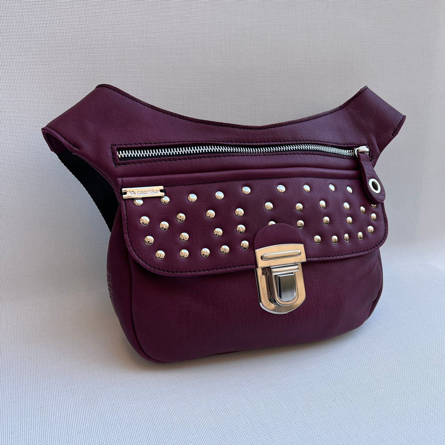 Premium Purple &amp; Silver Natural BioCuir® Leather Exclusive Part No. 11081
