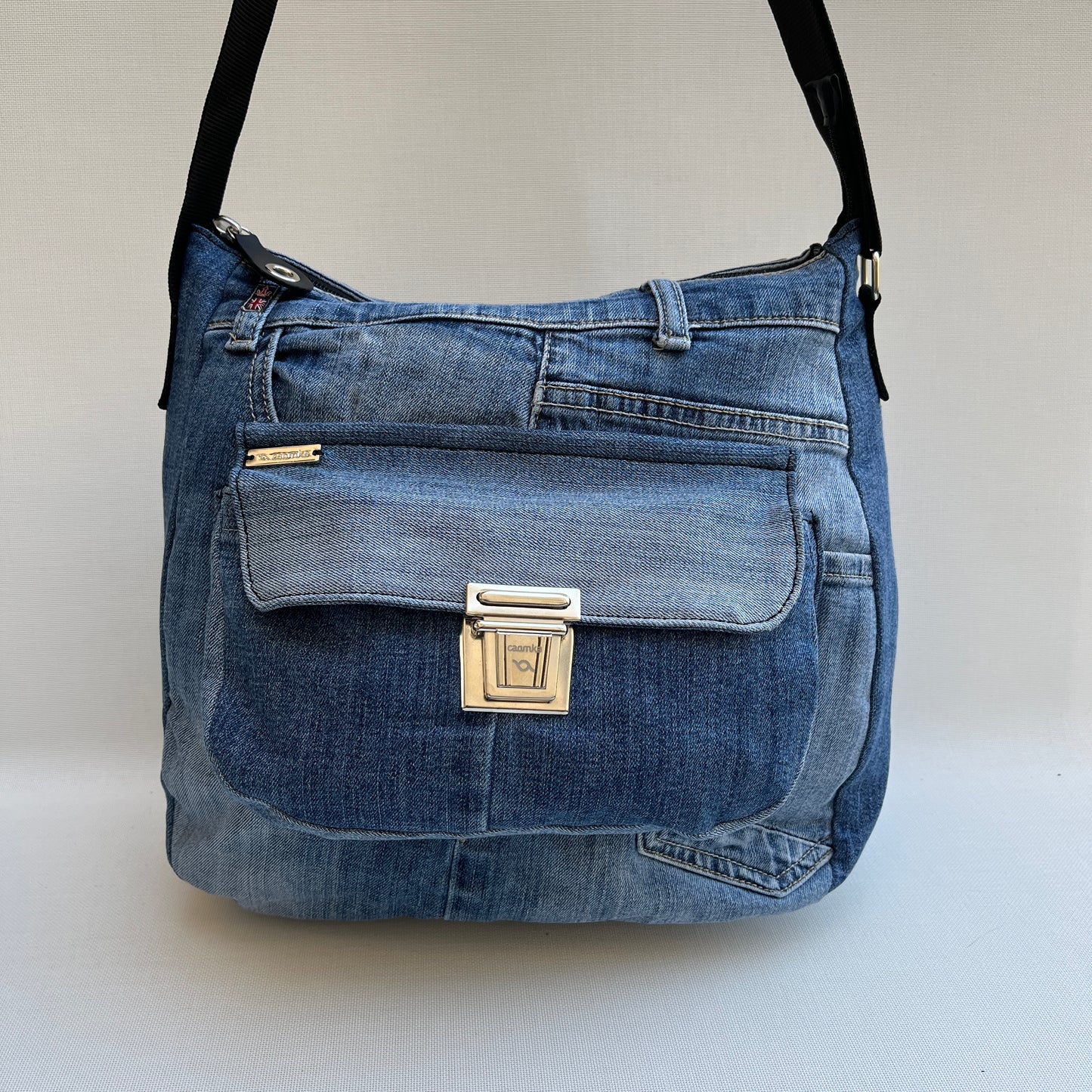 Caomka Tote Bag Special Edition ♻️ Jeans Recycled ♻️ Unikat 11927