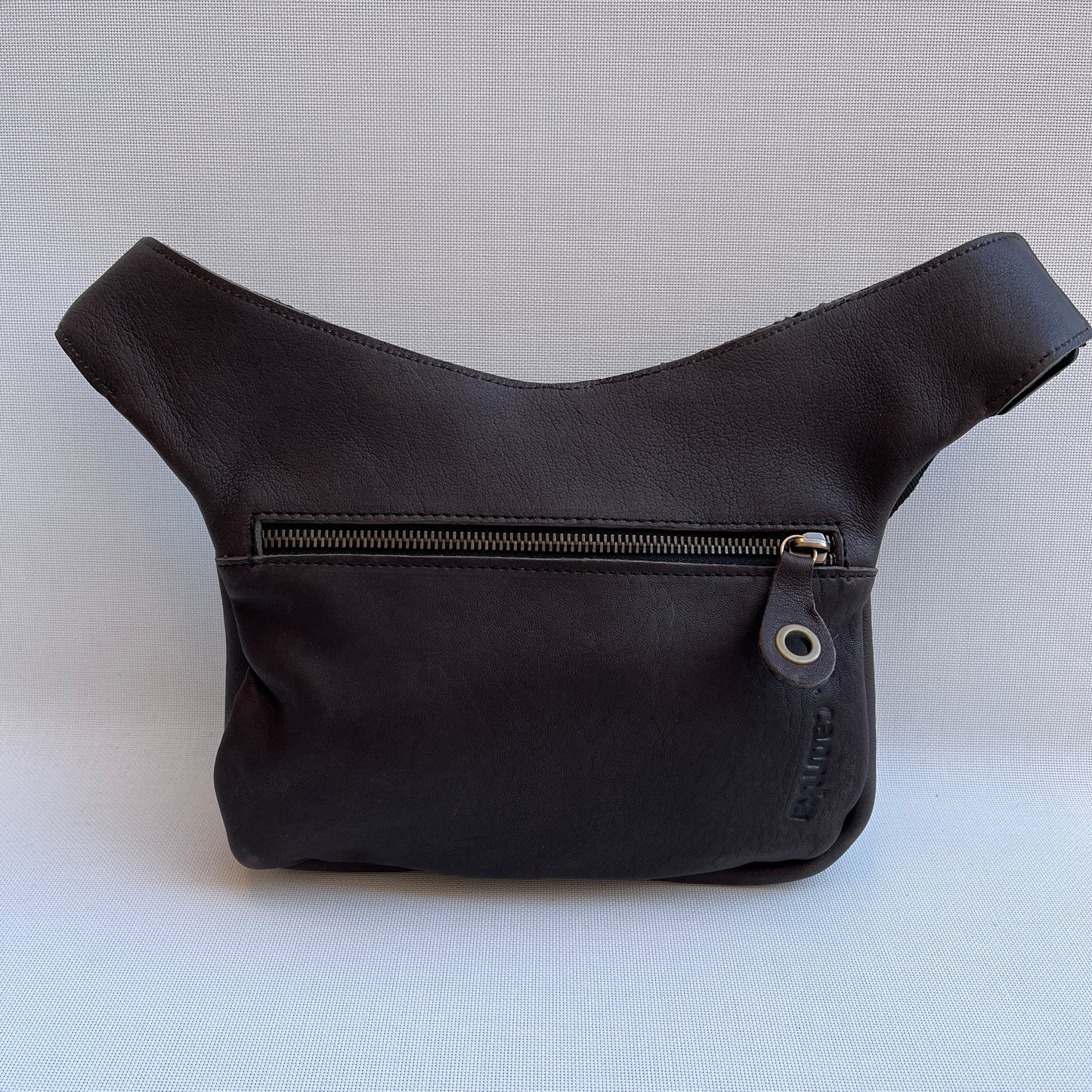 Brown Chocolate &amp; Old Gold Natural BioCuir® Leather Exclusive Piece No. 11080