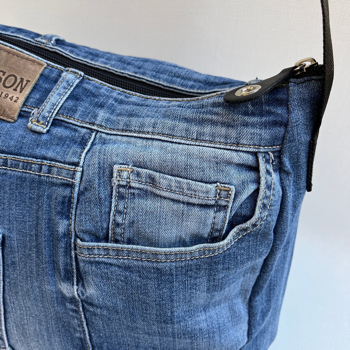 Caomka Tote Bag Special Edition ♻️ Jeans Recycled ♻️ Unique Piece 11927
