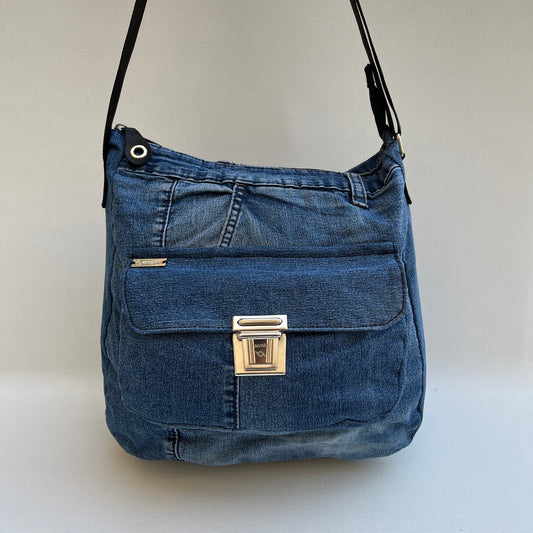 Caomka Tote Bag Special Edition ♻️ Jeans Recycled ♻️ Unique Piece 11925