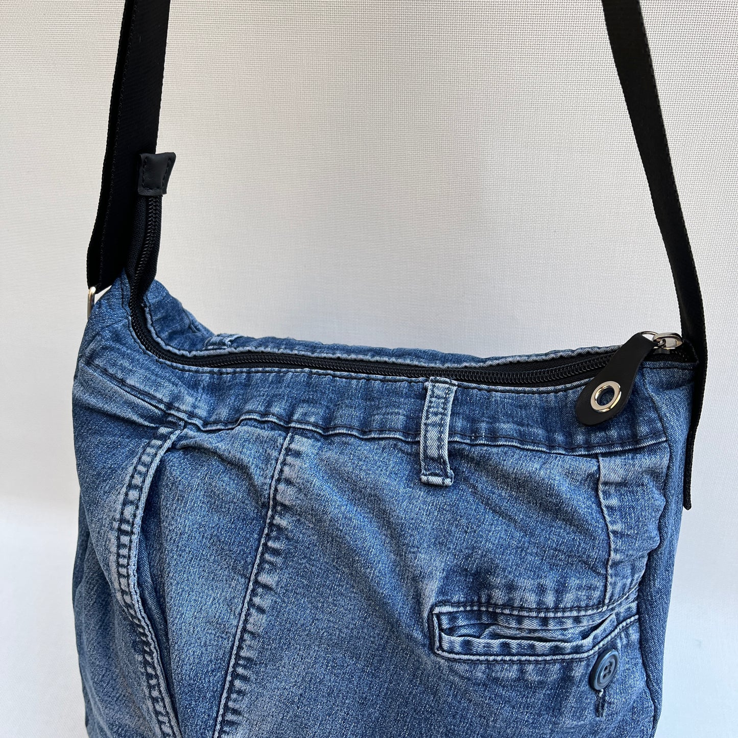 Bolso Tote Caomka · Edición Especial ♻️ Jeans Recycled ♻️ Pieza Única 11925