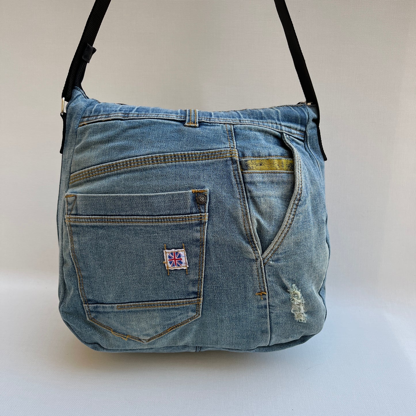 Caomka Tote Bag Special Edition ♻️ Jeans Recycled ♻️ Unikat 11924