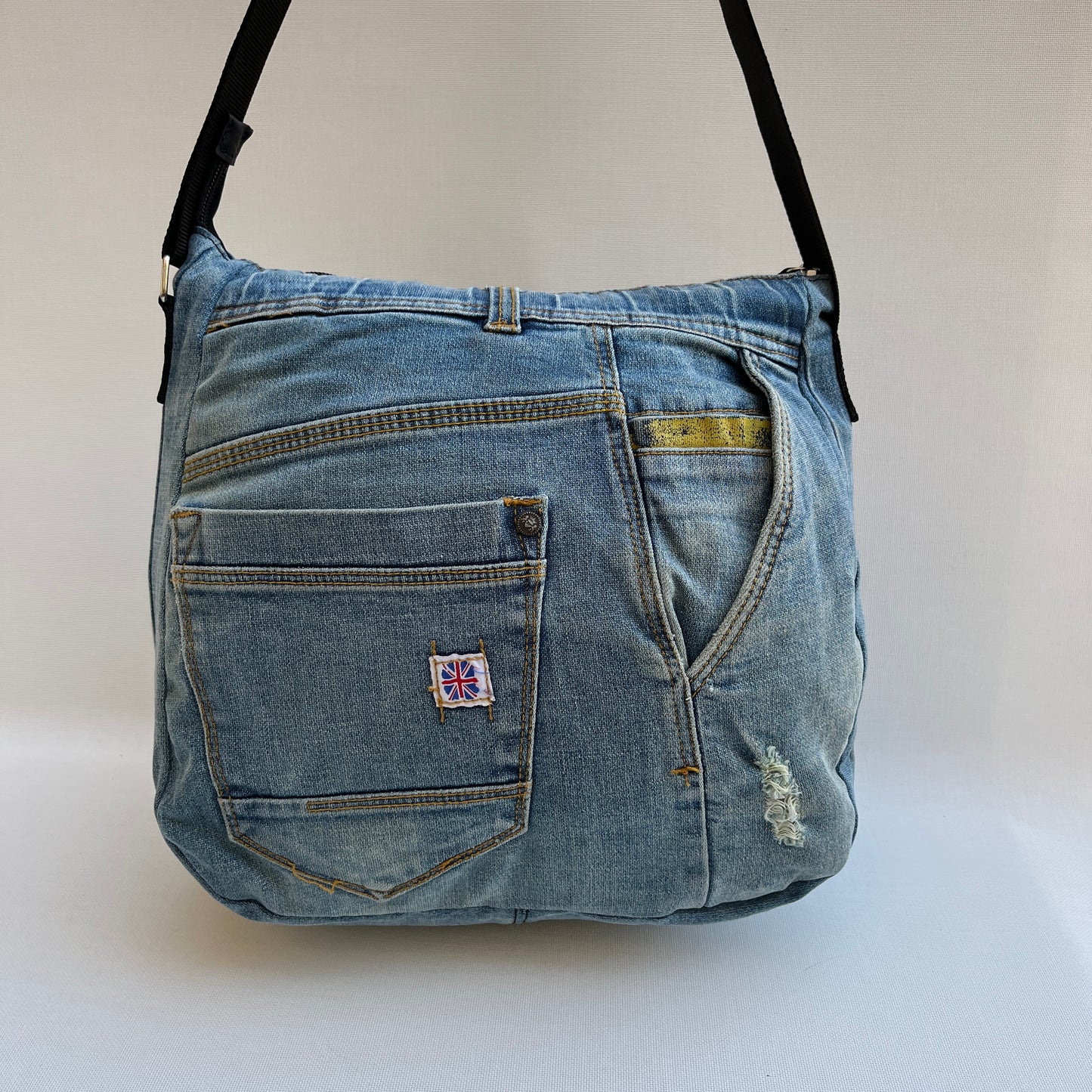Caomka Tote Bag Special Edition ♻️ Jeans Recycled ♻️ Unique Piece 11924