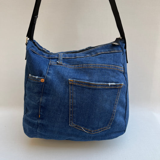 Caomka Tote Bag Special Edition ♻️ Jeans Recycled ♻️ Unique Piece 11921