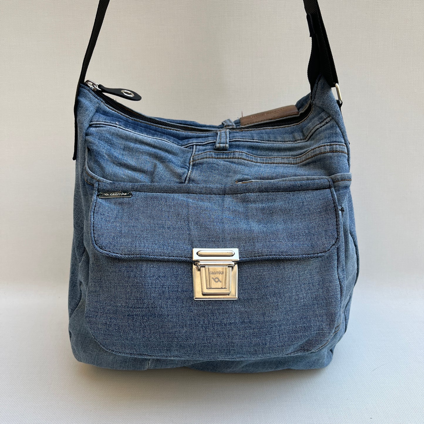 Caomka Tote Bag Special Edition ♻️ Jeans Recycled ♻️ Unikat 11920