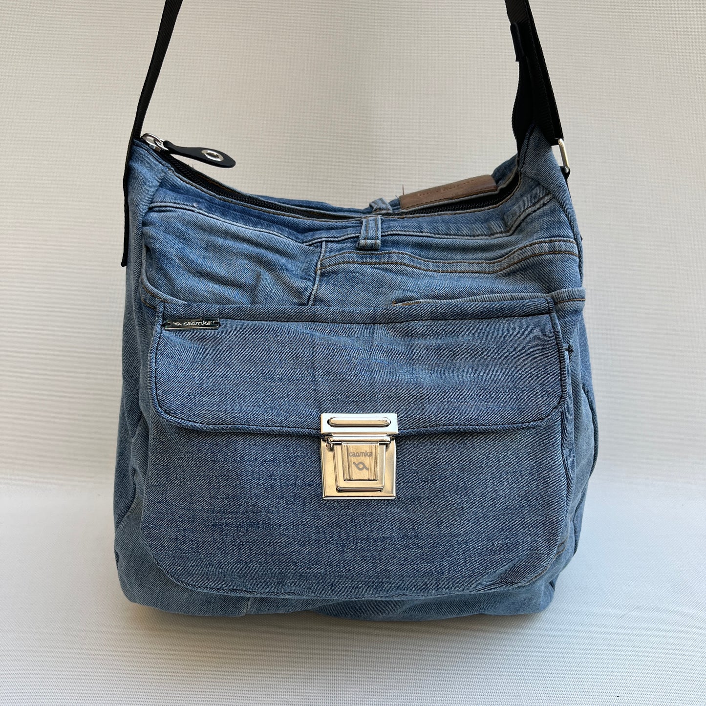 Caomka Tote Bag Special Edition ♻️ Jeans Recycled ♻️ Unique Piece 11920