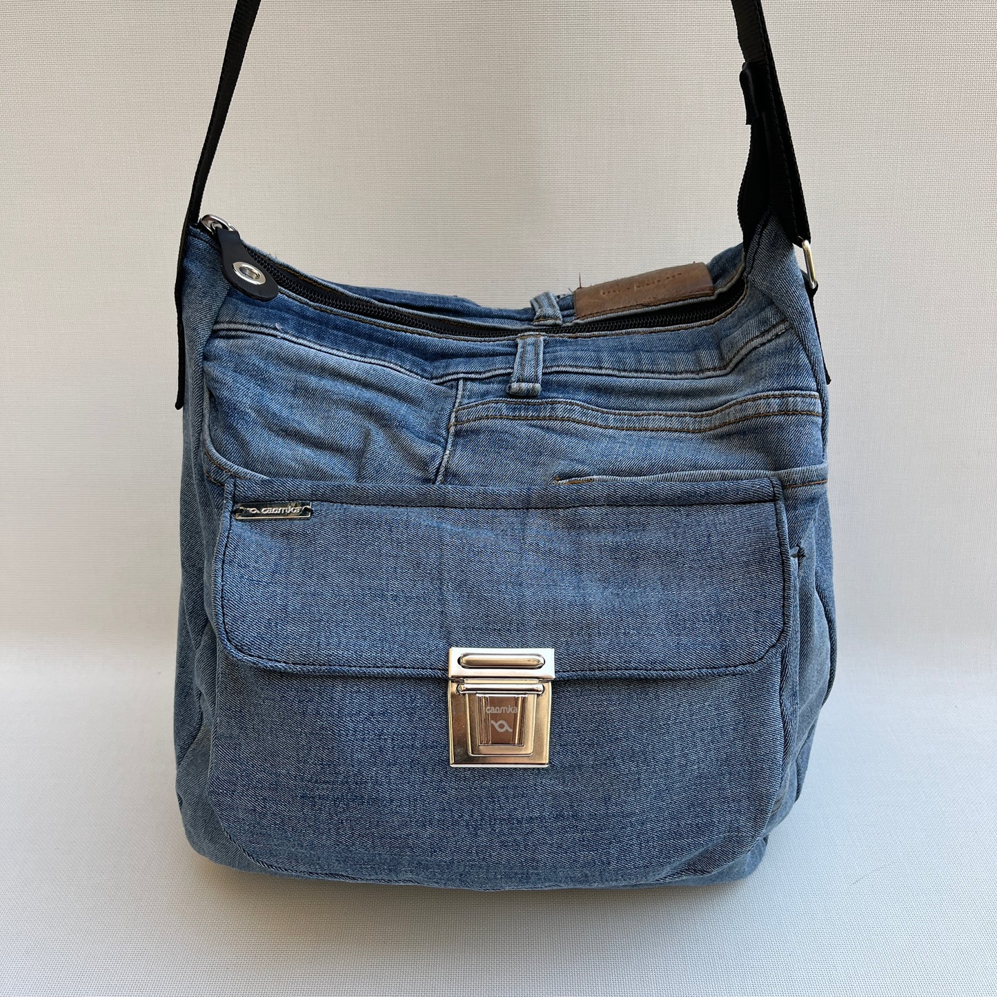 Caomka Tote Bag Special Edition ♻️ Jeans Recycled ♻️ Unique Piece 11920
