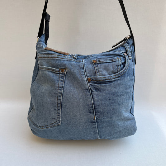 Caomka Tote Bag Special Edition ♻️ Jeans Recycled ♻️ Unique Piece 11920