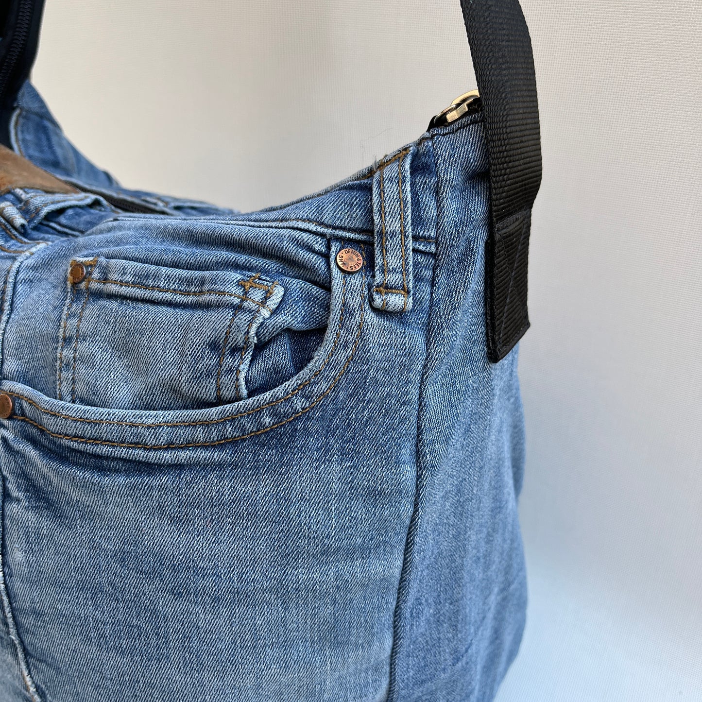 Caomka Tote Bag Special Edition ♻️ Jeans Recycled ♻️ Unique Piece 11920