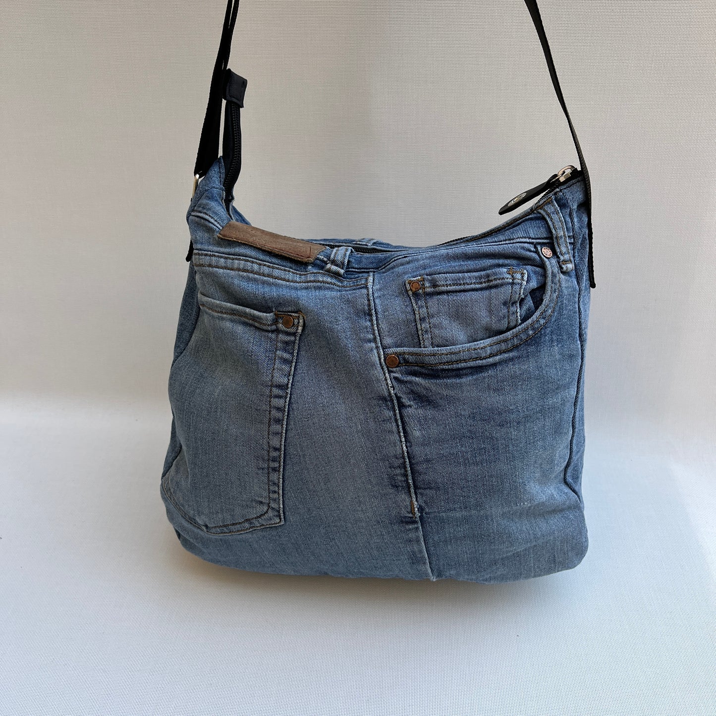 Caomka Tote Bag Special Edition ♻️ Jeans Recycled ♻️ Unique Piece 11920