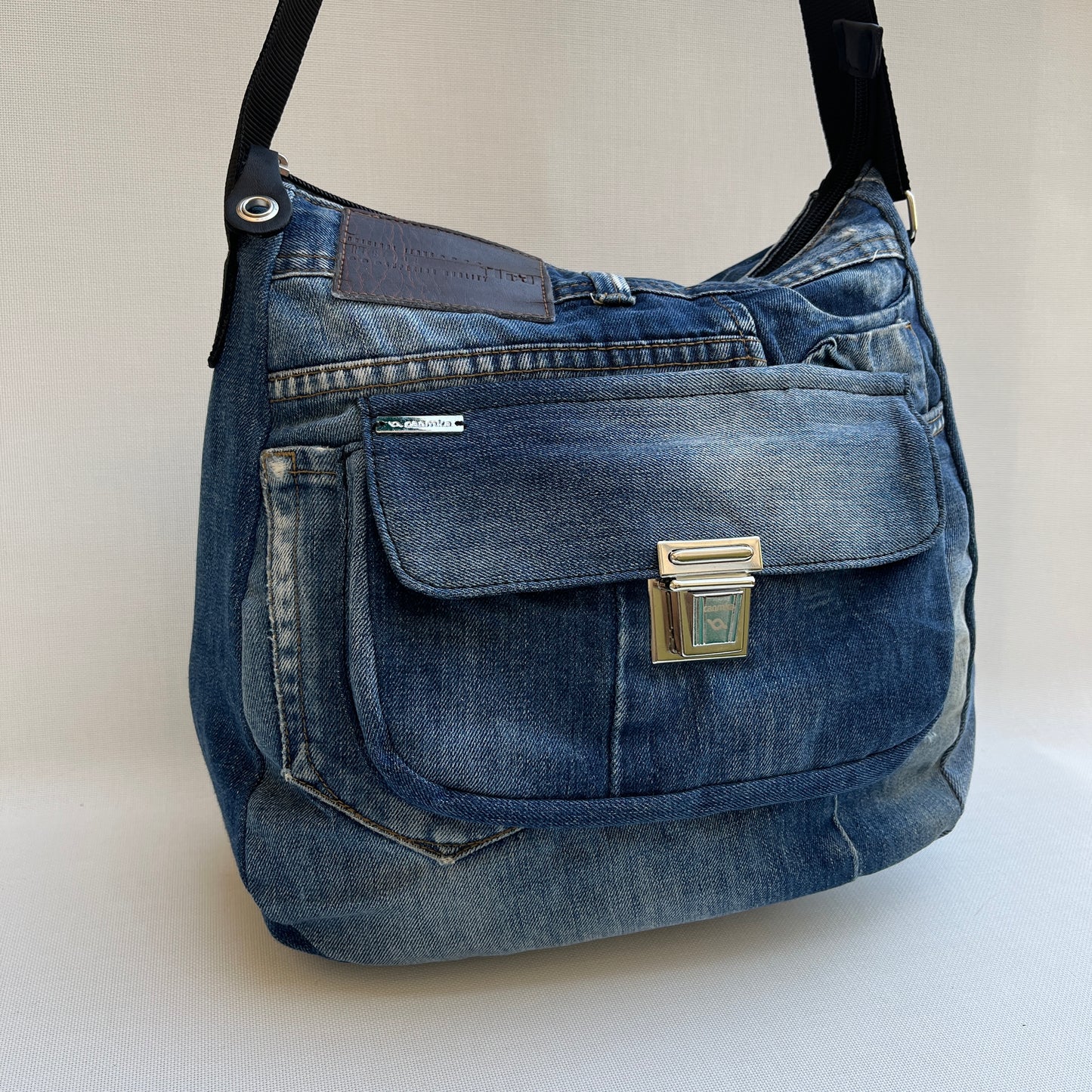 Caomka Tote Bag Special Edition ♻️ Jeans Recycled ♻️ Unikat 11919