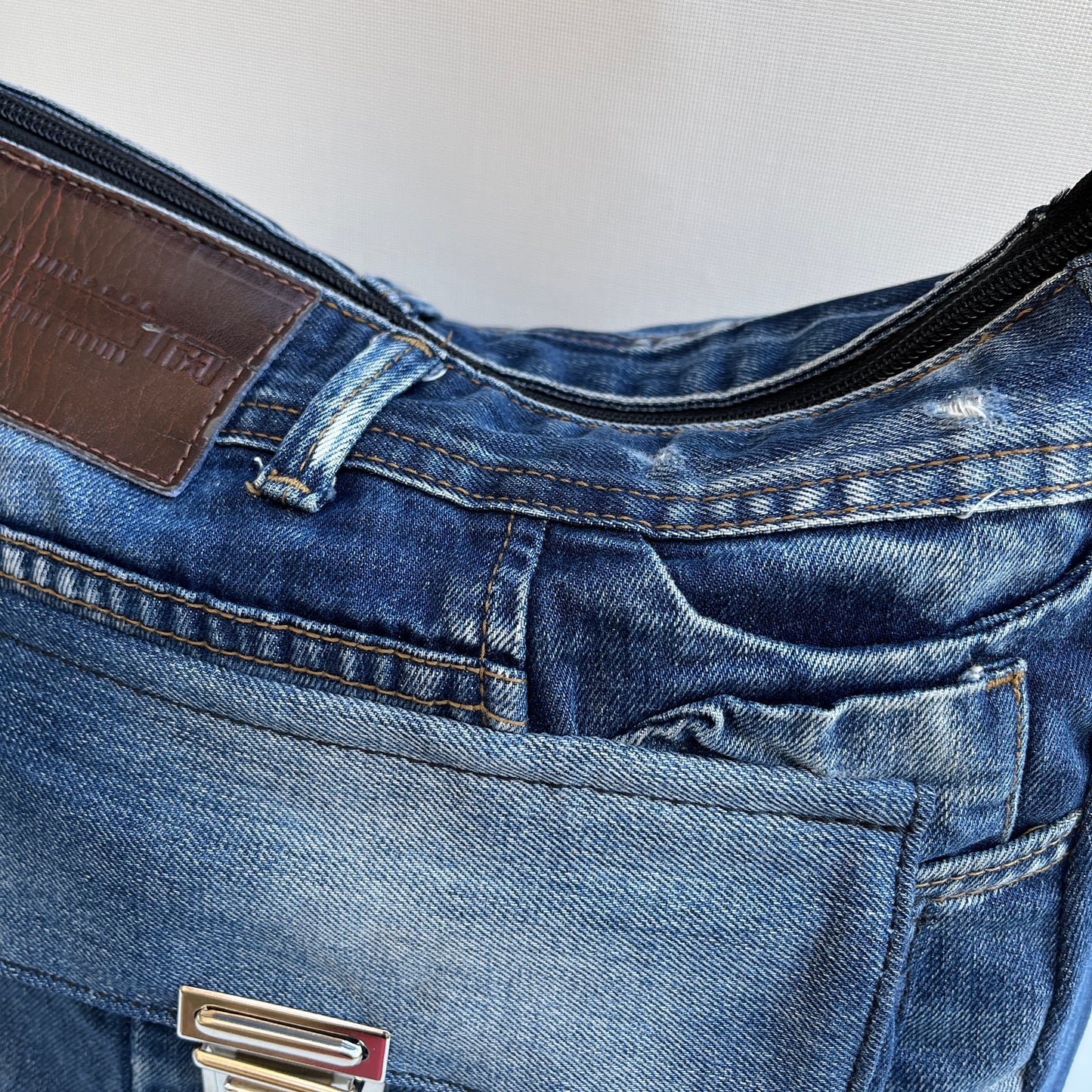 Caomka Tote Bag Special Edition ♻️ Jeans Recycled ♻️ Unikat 11919