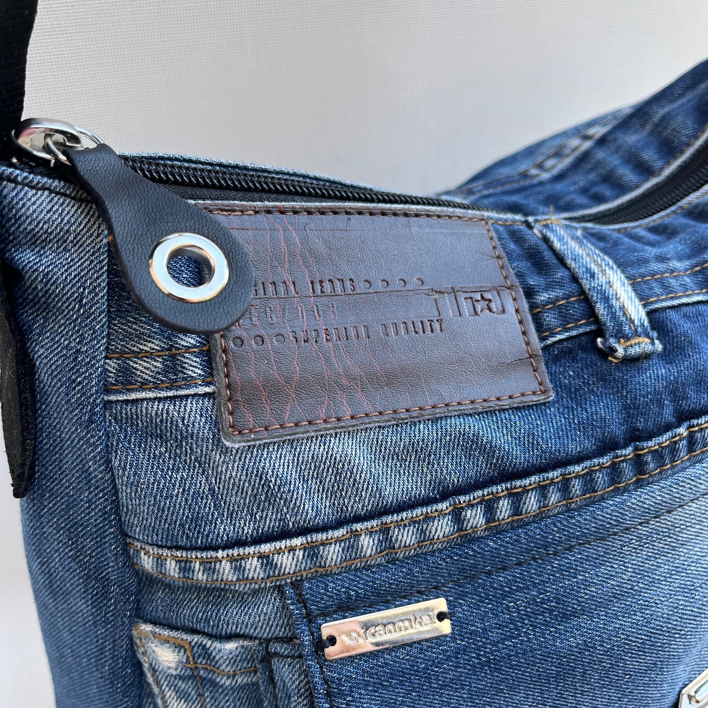 Caomka Tote Bag Special Edition ♻️ Jeans Recycled ♻️ Unikat 11919