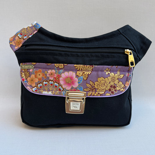 Special Black &amp; Japanese Flowers Unique Piece No. 11064