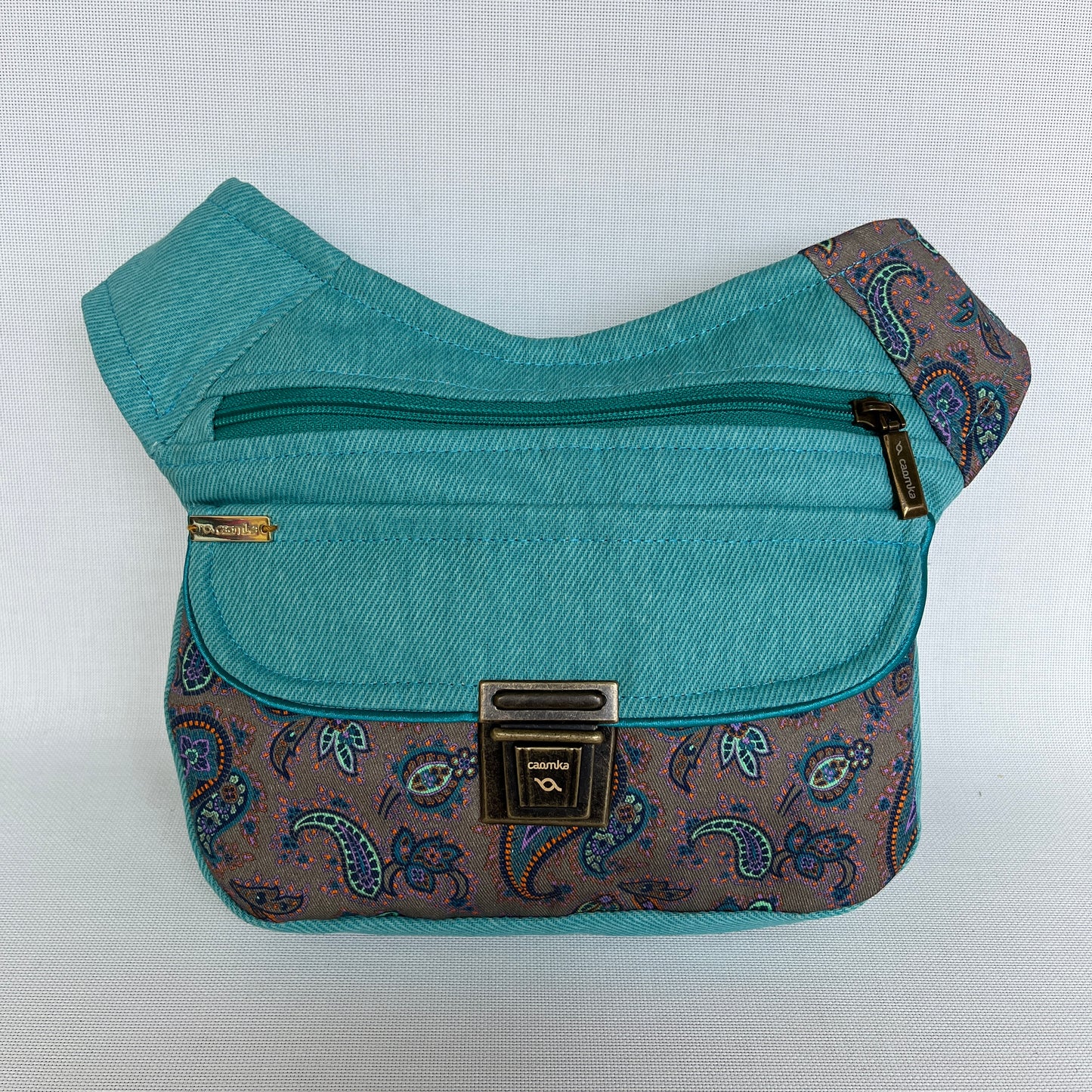 Summer Turquesa Cachemir + Bolsillo trasero · Pieza Única Núm. 13567