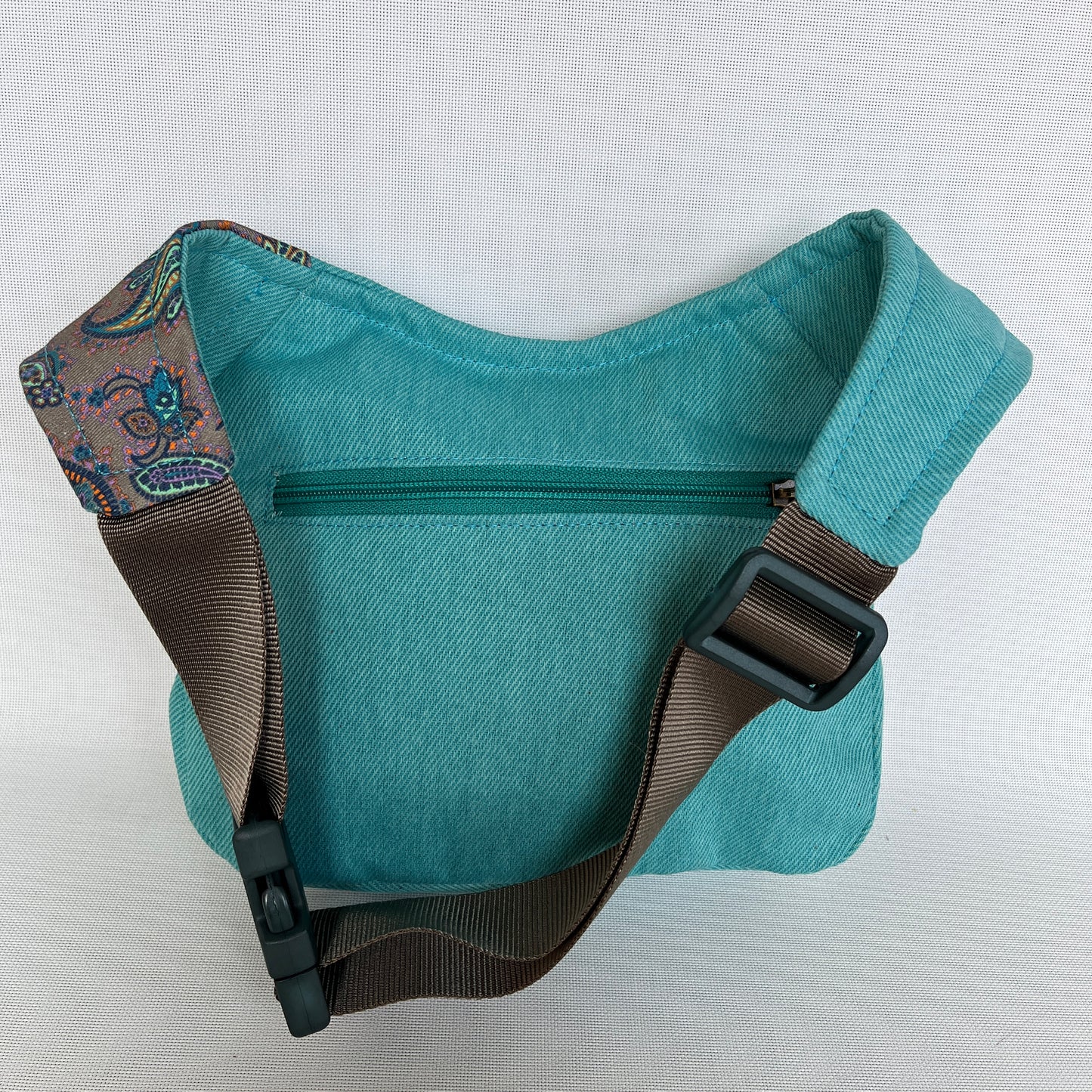 Summer Turquesa Cachemir + Bolsillo trasero · Pieza Única Núm. 13567