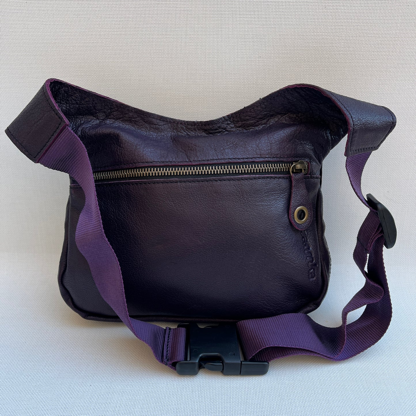 Special Dark Purple & Mandalas · Piel natural BioCuir® · Pieza Única Núm. 12806