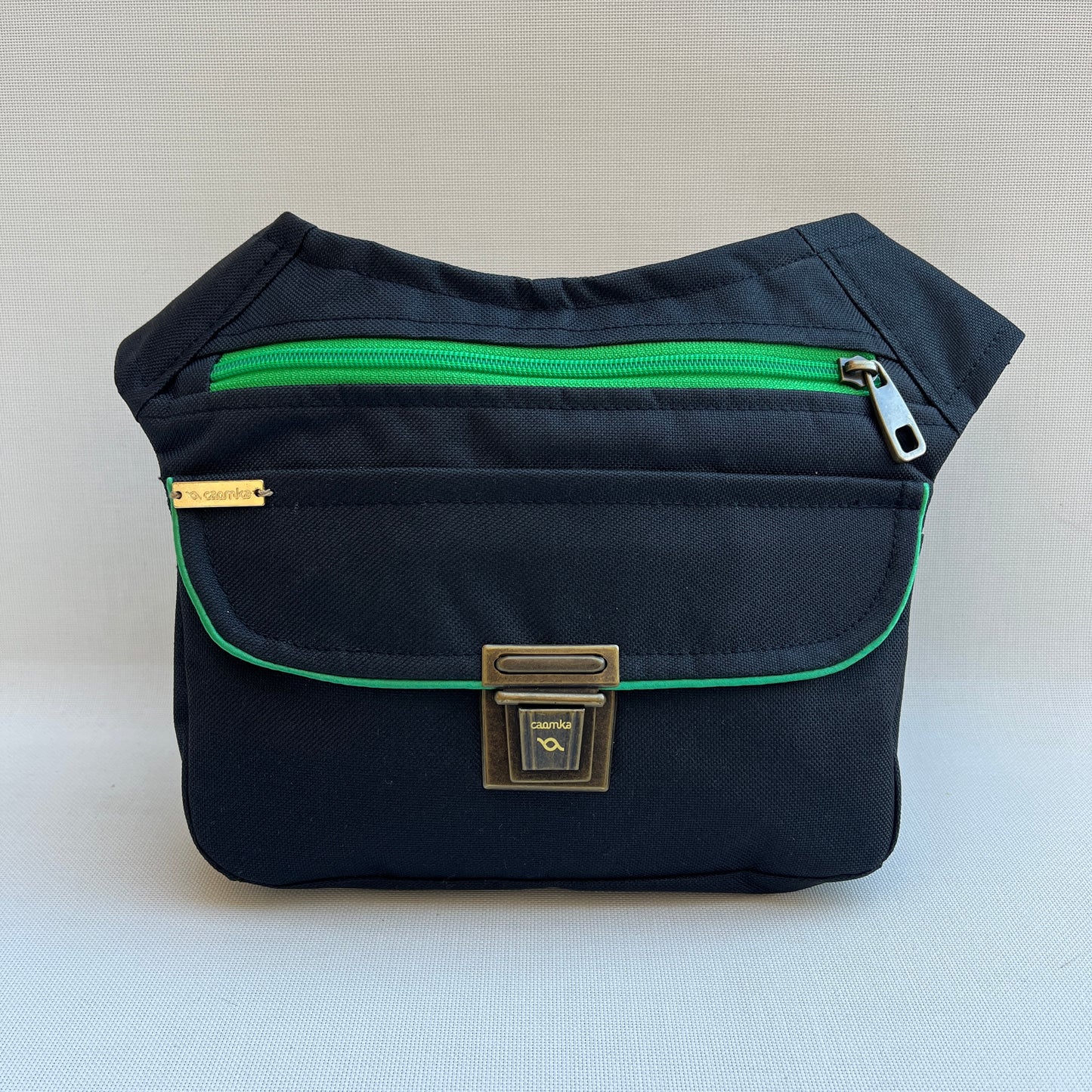 Special Black "Cordura" &amp; Old Gold Unique Piece No. 12915