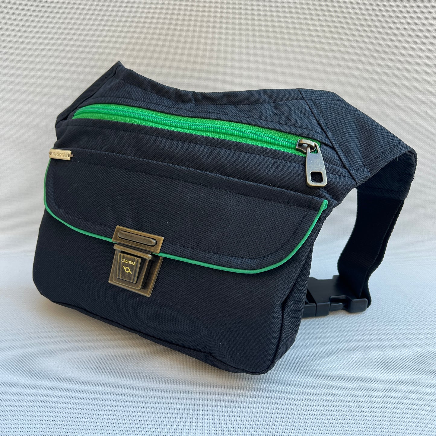Special Black "Cordura" &amp; Old Gold Unique Piece No. 12915