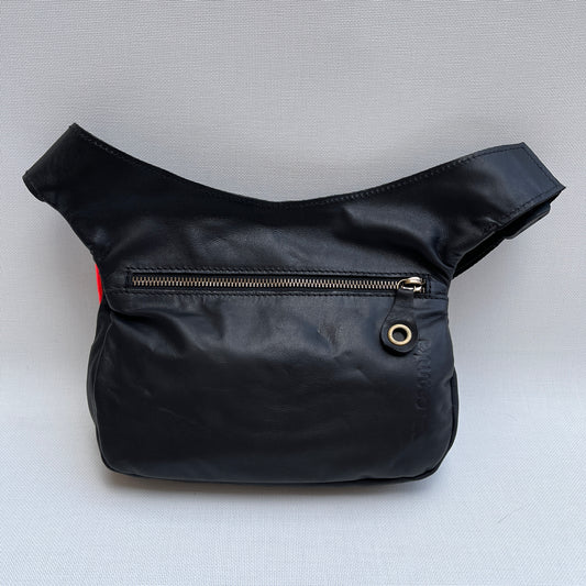 Special Black &amp; Colors BioCuir® natural leather Unique Piece No. 12004