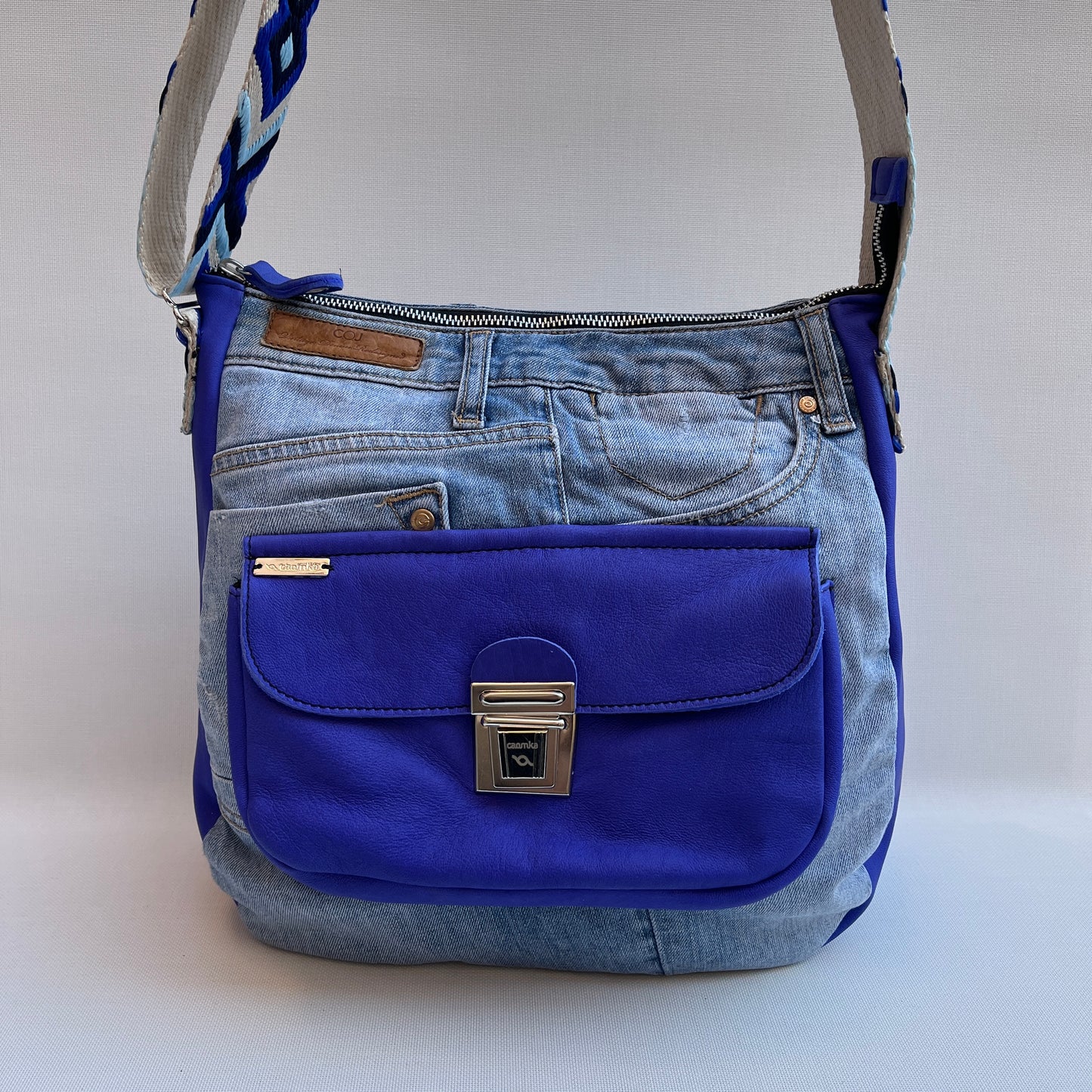 Caomka Tote Bag · Special Edition · BioCuir® natural leather · Unique Piece 11121
