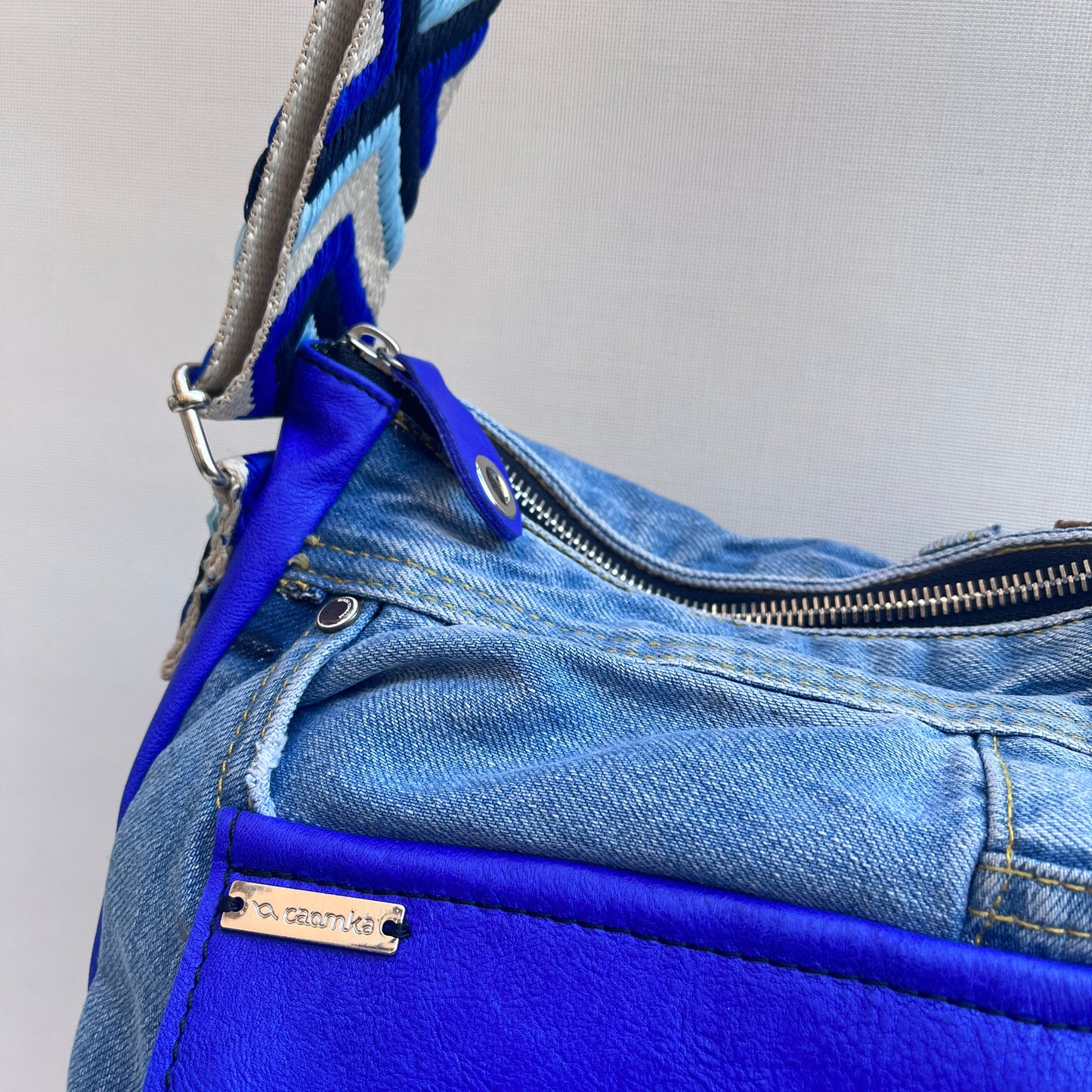 Caomka Tote Bag · Special Edition · BioCuir® natural leather · Unique Piece 11106