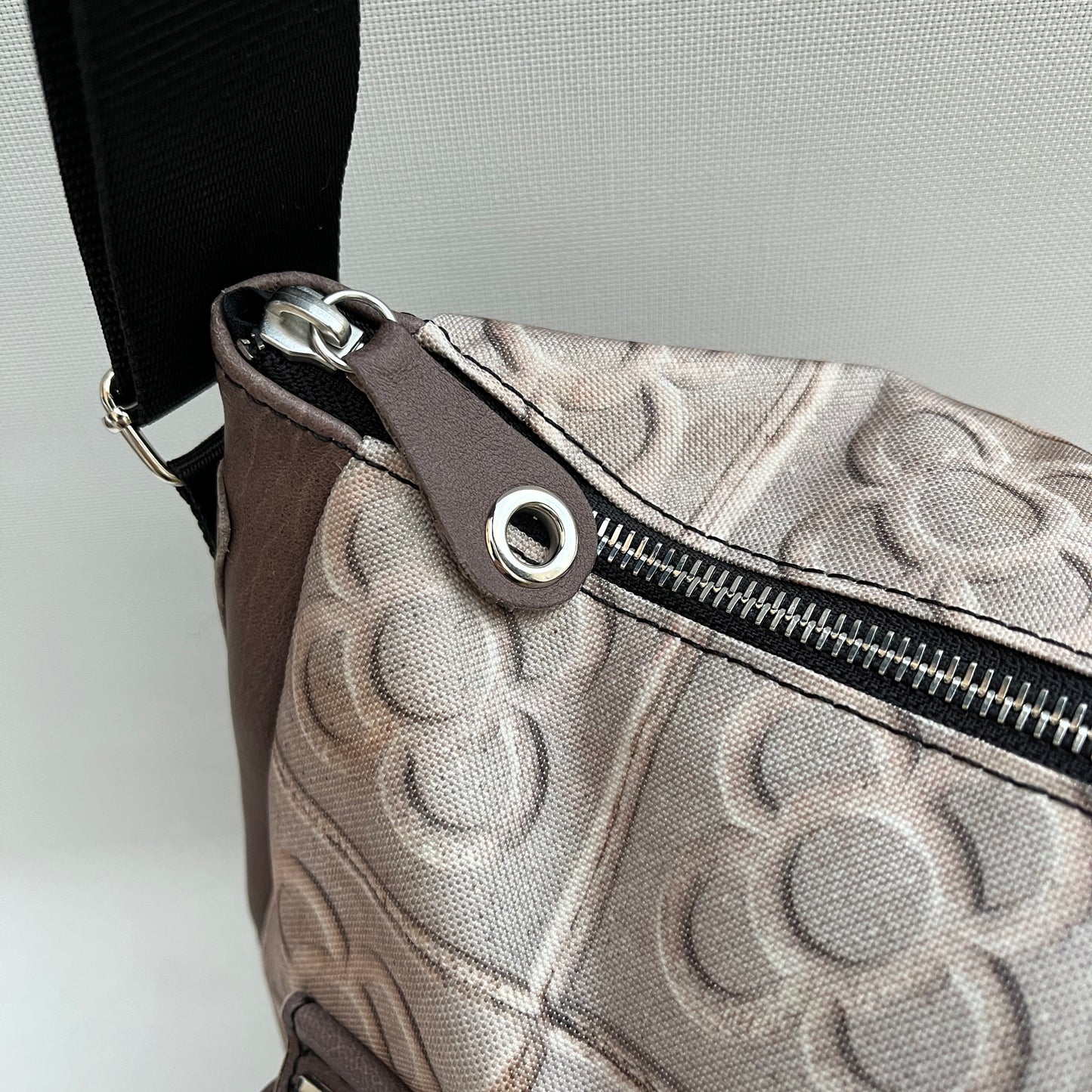 Caomka Tote Bag · Special Edition · BioCuir® natural leather · Unique Piece 11134