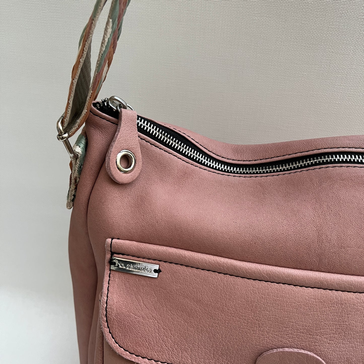 Caomka Tote Bag · Special Edition · BioCuir® natural leather · Unique Piece 11131