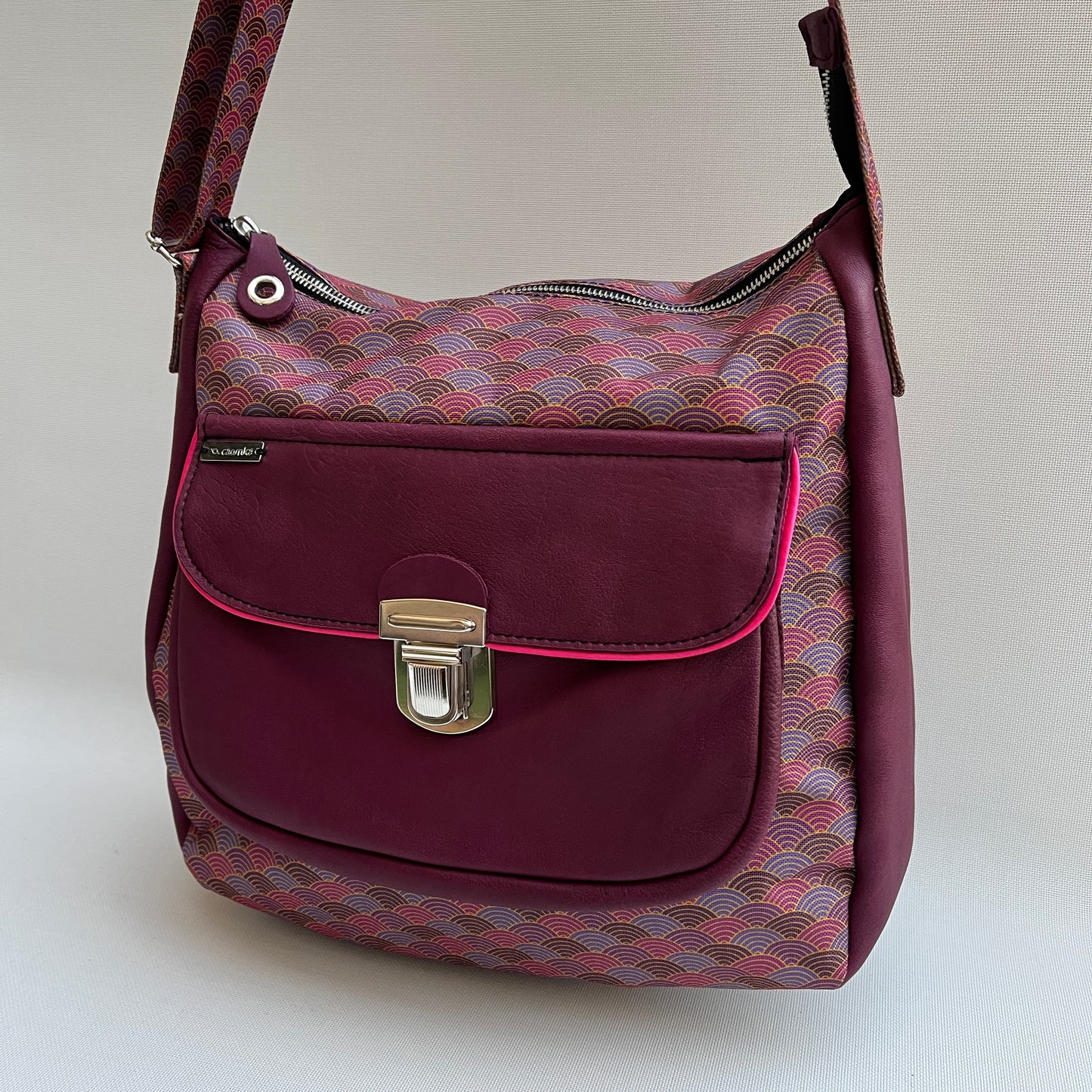 Caomka Tote Bag Special Edition BioCuir® Natural Leather Unique Piece 11132