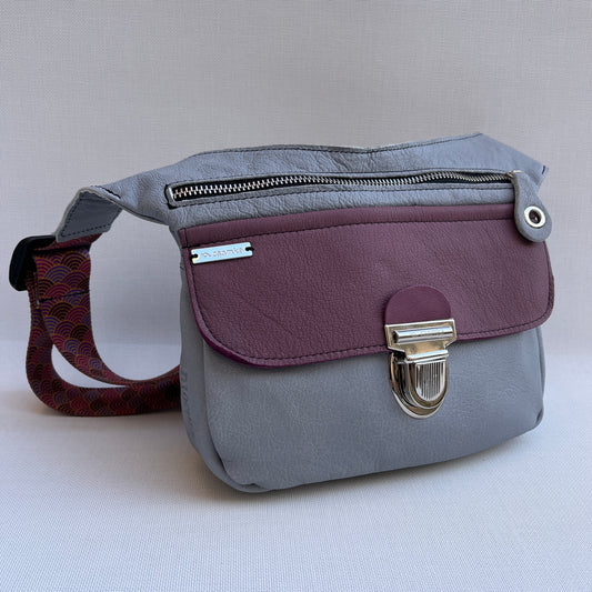 Special Gris Perla & Burdeos Claro · Piel natural BioCuir® · Pieza Exclusiva Núm. 12874
