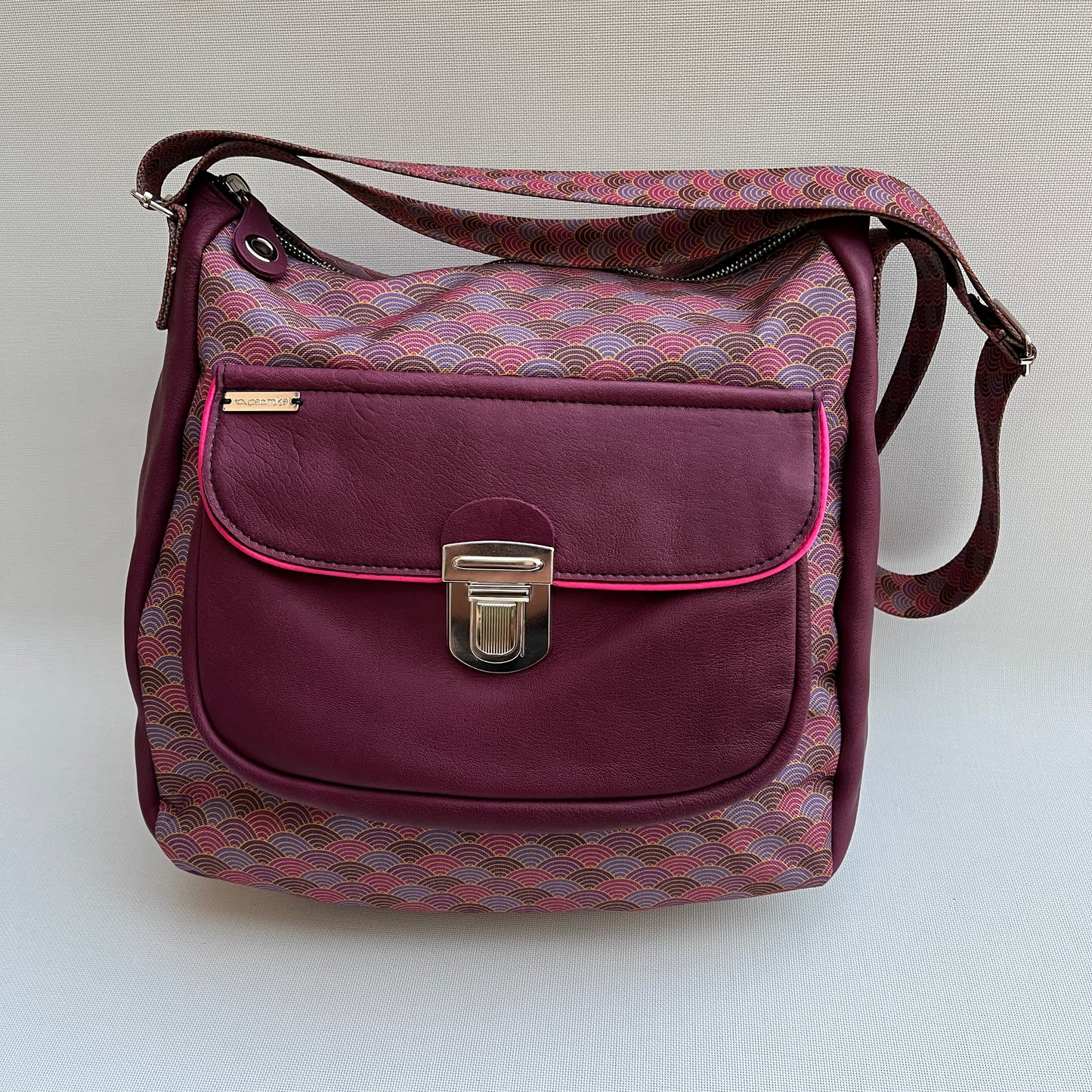 Caomka Tote Bag Special Edition BioCuir® Natural Leather Unique Piece 11132