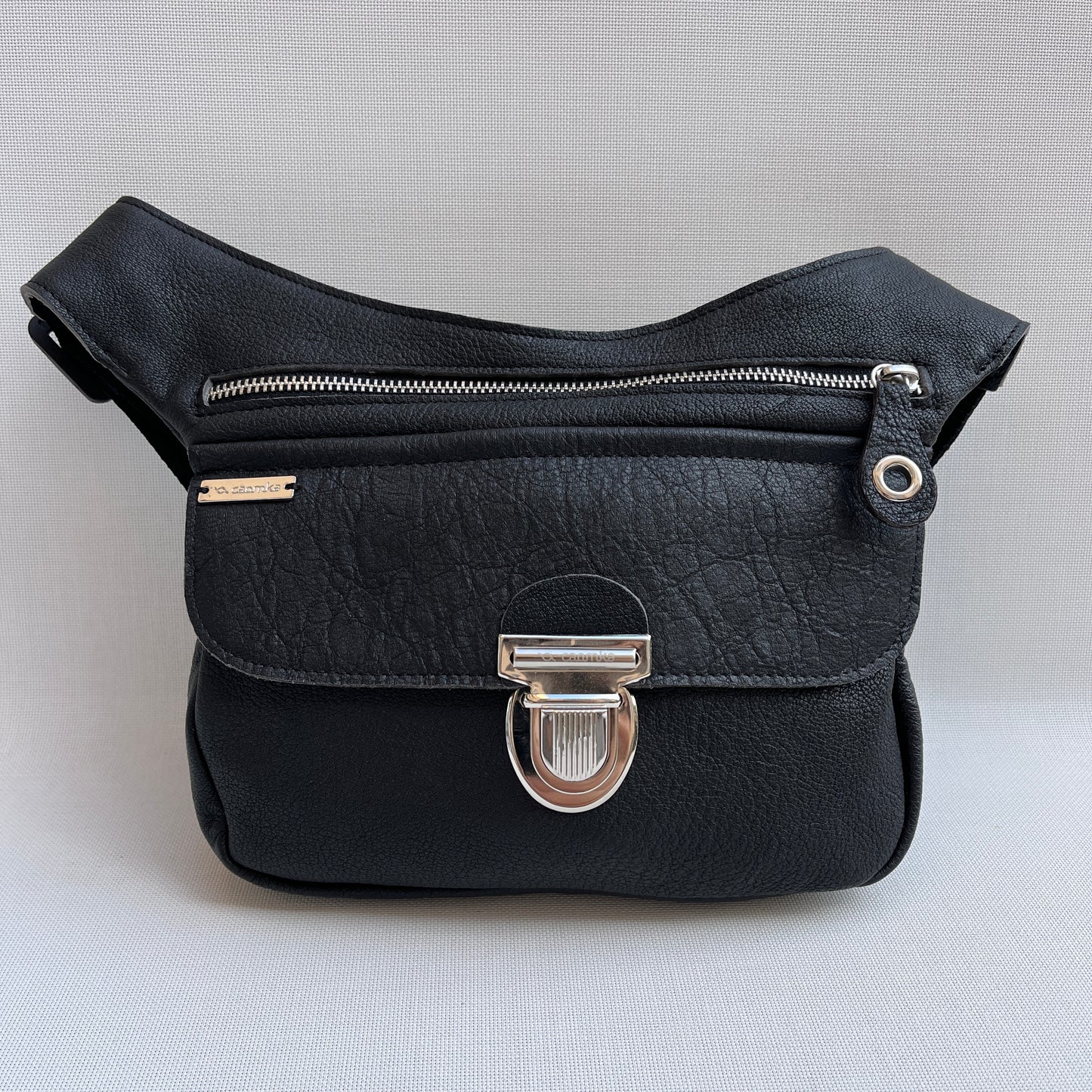 Special Black &amp; Silver BioCuir® natural leather Exclusive Part No. 12824
