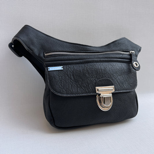 Special Black &amp; Silver BioCuir® natural leather Exclusive Part No. 12824