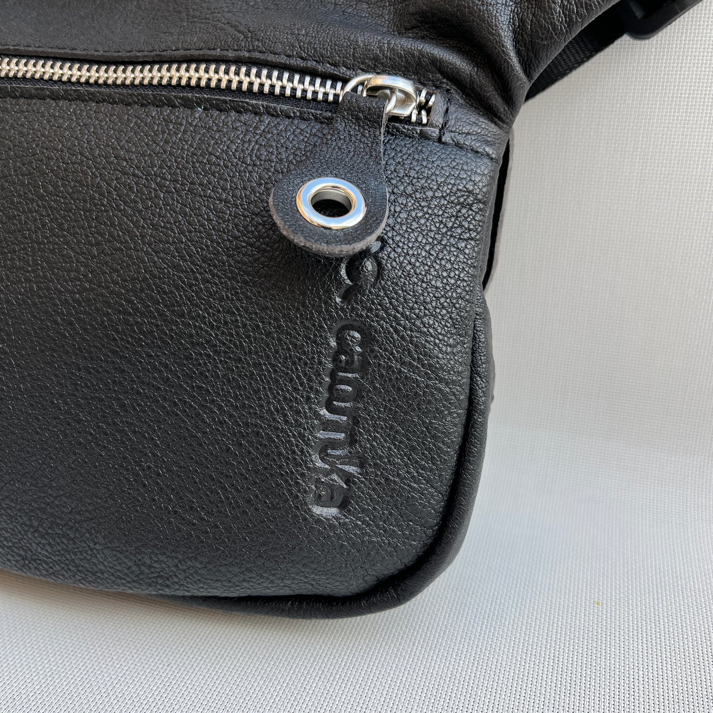 Special Black &amp; Silver BioCuir® natural leather Exclusive Part No. 12824