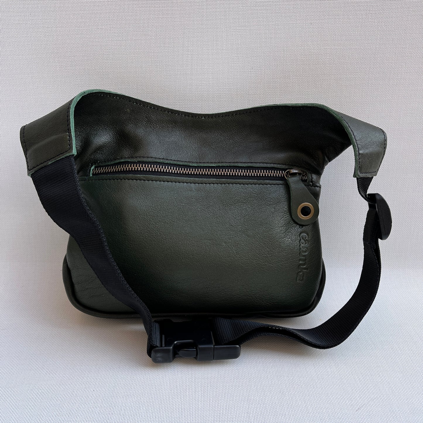Premium Green &amp; Old Gold Natural BioCuir® Leather Exclusive Part No. 12868