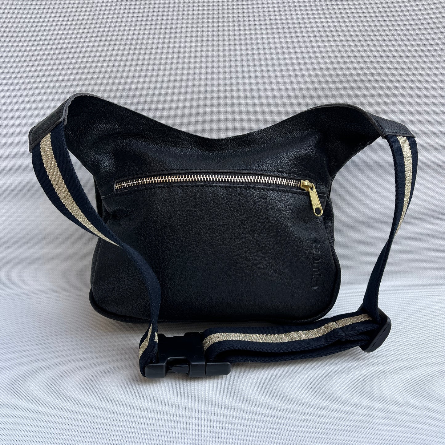 Special Black &amp; Golden Plus Natural leather BioCuir® Exclusive Piece No. 12828