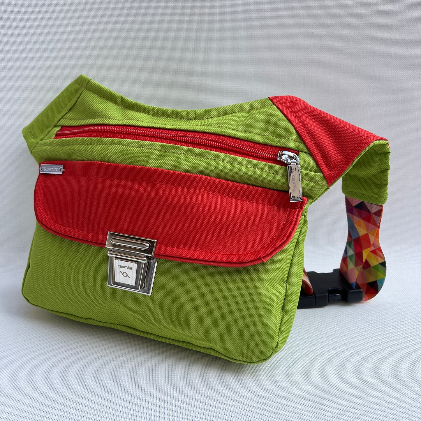 Special Green "Cordura" &amp; Mandalas · Waterproof · Unique Piece No. 12938