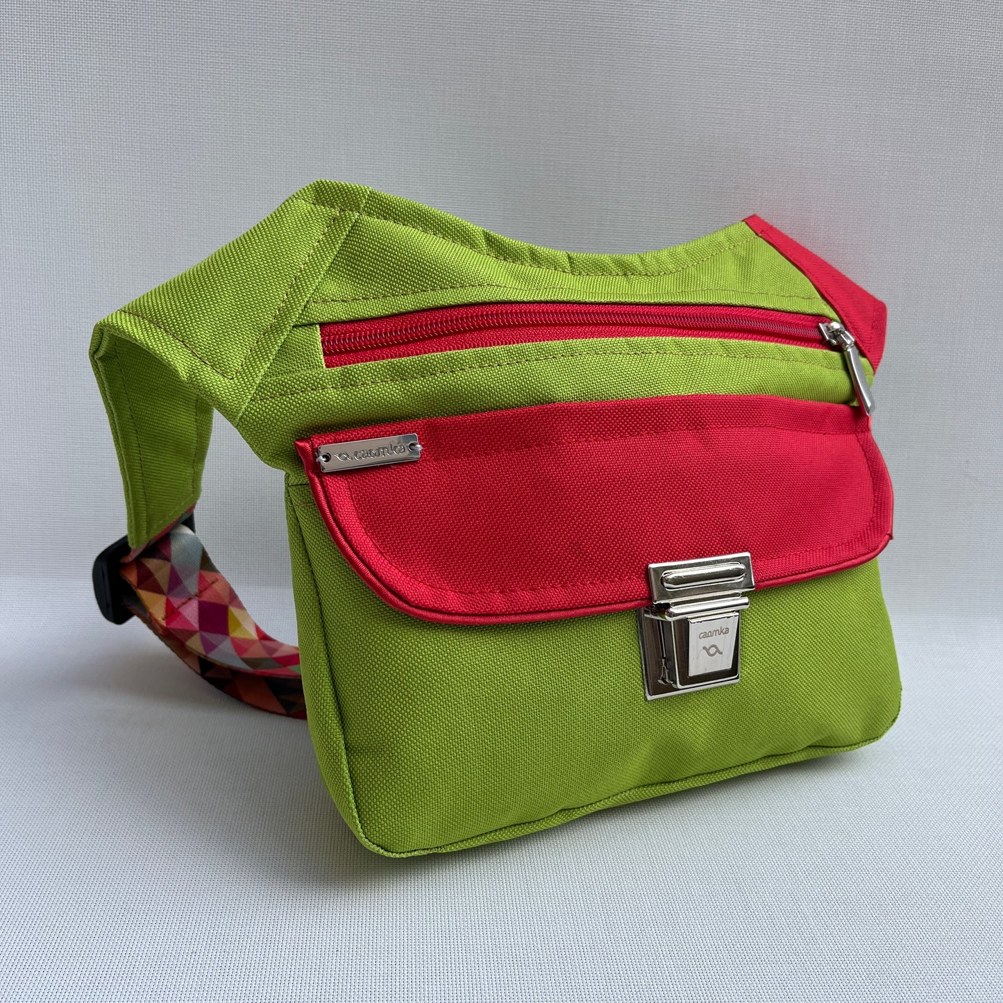 Special Green "Cordura" &amp; Mandalas · Waterproof · Unique Piece No. 12938