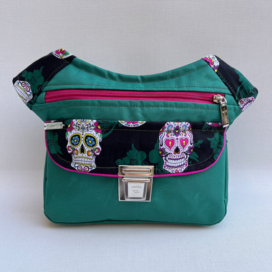 Special Mexican Skulls Green · Waterproof · Unique Piece No. 12832